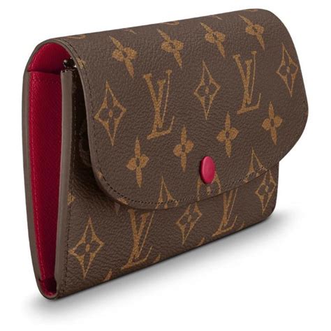 louis vuitton brown leather wallet|lv emilie wallet.